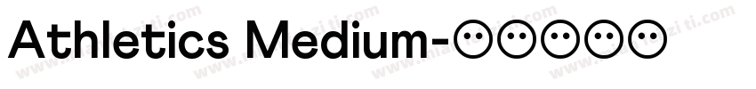 Athletics Medium字体转换